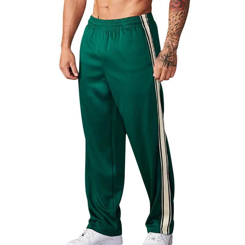 Komfortable Herren Jogginghose mit Reißverschluss und elastischem Bund für optimalen Sitz
