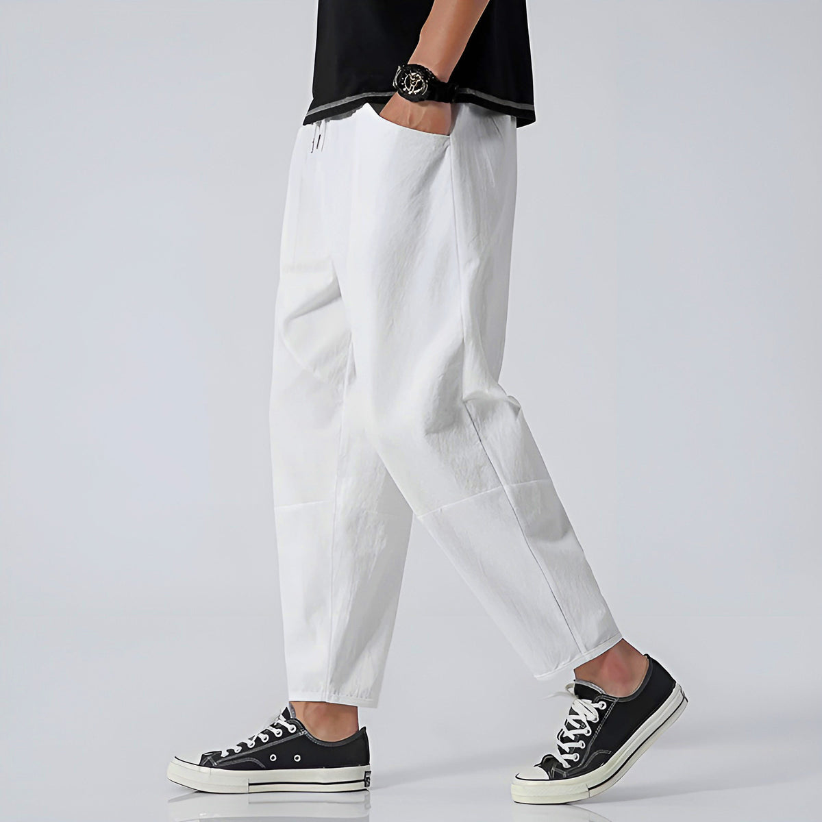 Herren Casual Baumwollhose – Urban und Bequem für den Alltag