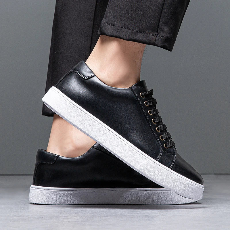David™ - Herren Turnschuhe aus Leder