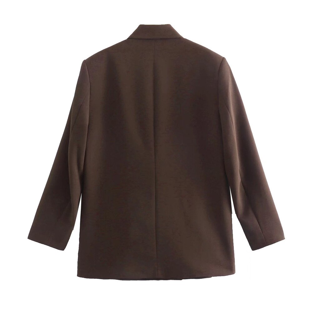 PowerChic - Eleganter Damen-Doppelreiher-Blazer im stilvollen Design