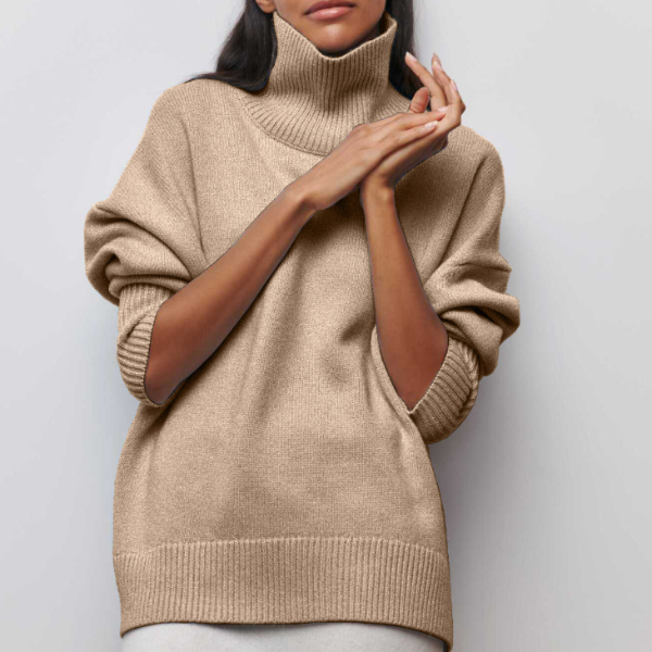 Avery - Pullover mit hohem Kragen