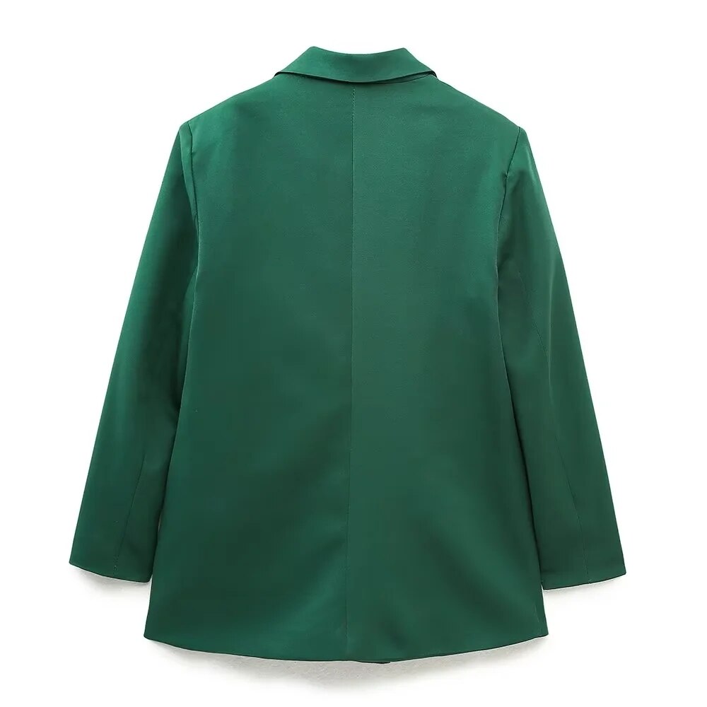PowerChic - Eleganter Damen-Doppelreiher-Blazer im stilvollen Design
