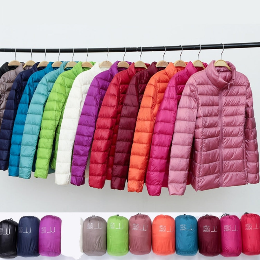 Sophie - Jacke aus weichem Baumwoll-Daunenmaterial