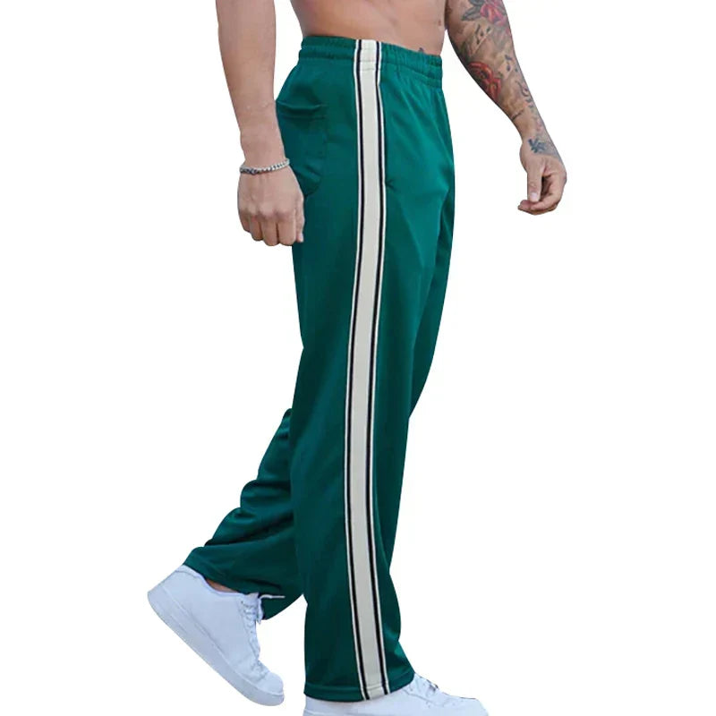 Komfortable Herren Jogginghose mit Reißverschluss und elastischem Bund für optimalen Sitz