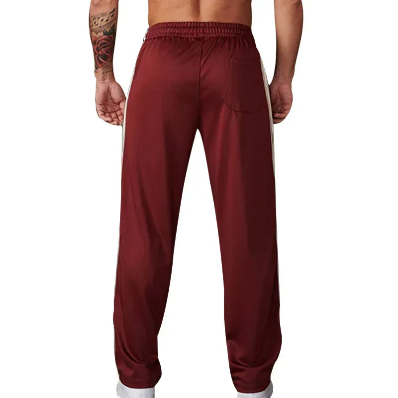 Komfortable Herren Jogginghose mit Reißverschluss und elastischem Bund für optimalen Sitz
