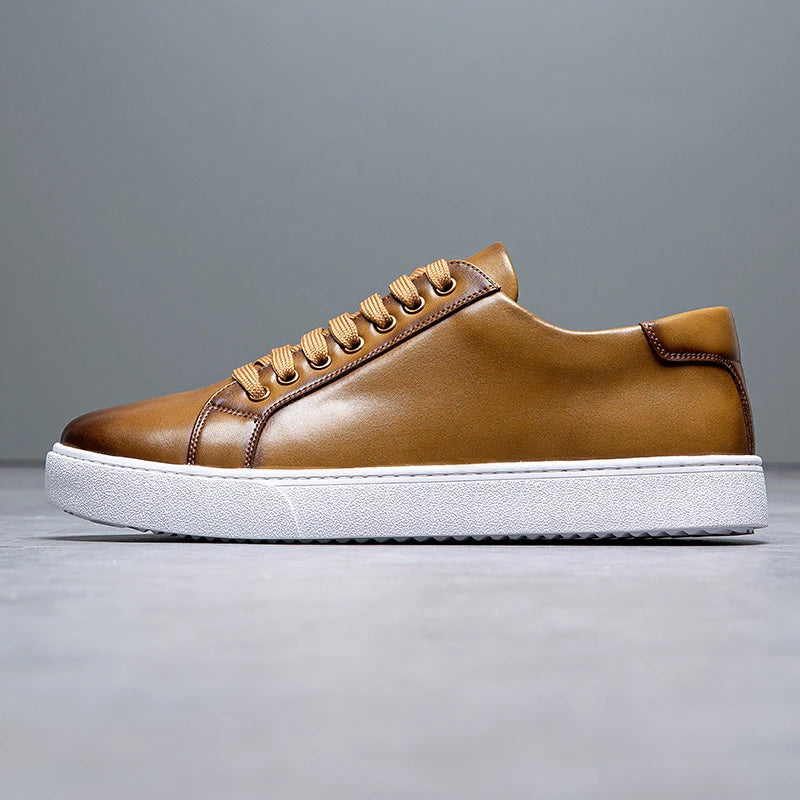 David™ - Herren Turnschuhe aus Leder
