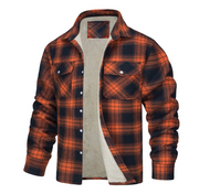 Nate | Herren Karierte Sherpa-Futterjacke