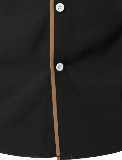 Camisa de hombre de manga larga transpirable y casual