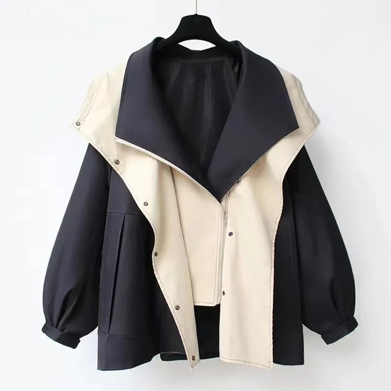Amélie - Elegante Jacke aus Nylon und Baumwolle
