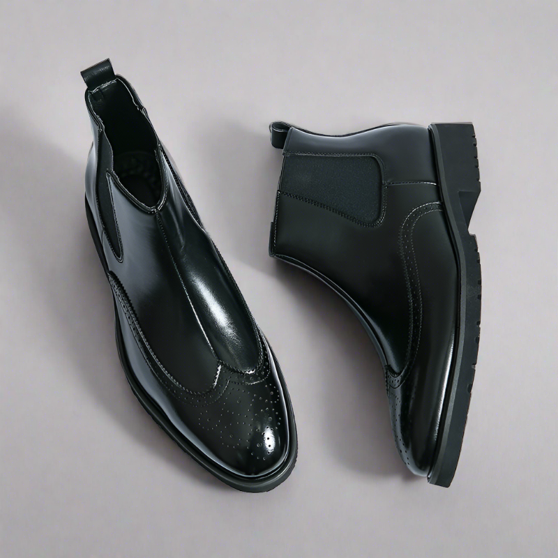 Dwight | Kunstläder Chelsea-Stiefel