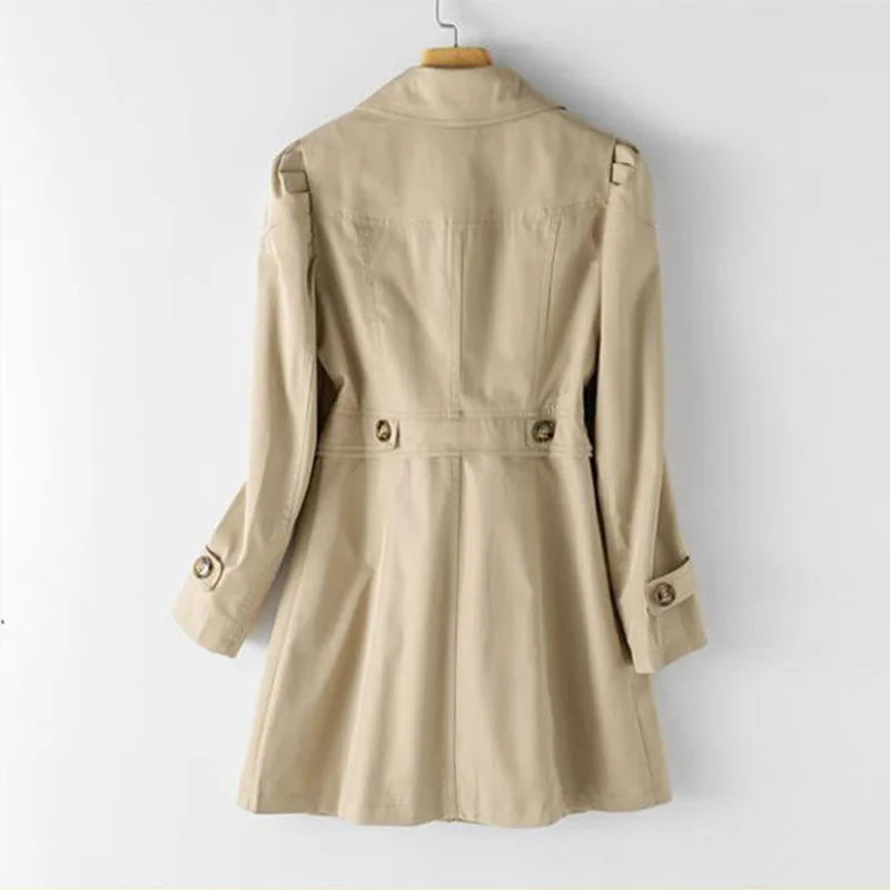 Mila - Stylischer knöchellanger Trenchcoat für den Frühling für Frauen