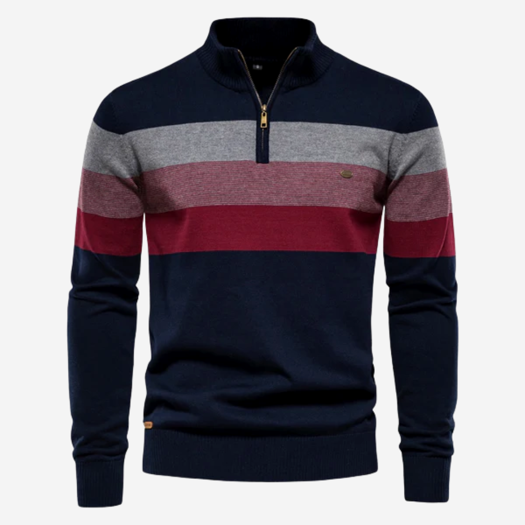 Alain - Retro Snoop Pullover aus Baumwolle