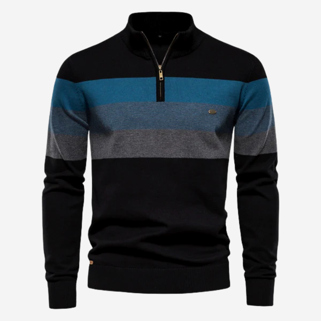 Alain - Retro Snoop Pullover aus Baumwolle