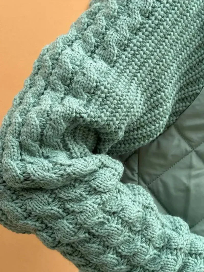 Eleganter Damen Baumwoll-Kardigan für den Frühling – Lässiger Übergangs-Pullover mit Reißverschluss