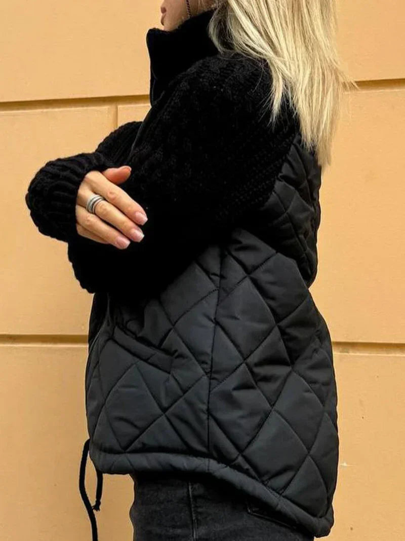 Eleganter Damen Baumwoll-Kardigan für den Frühling – Lässiger Übergangs-Pullover mit Reißverschluss