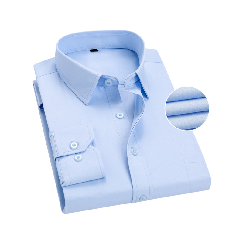 Camisa de manga larga para hombre, estilo moderno y elegante