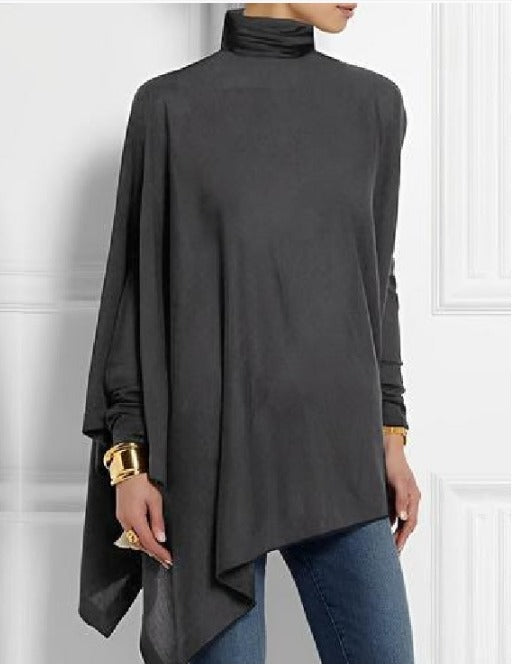 Natalia™ - Asymmetrisches, Elegantes Fleece-Top für Damen