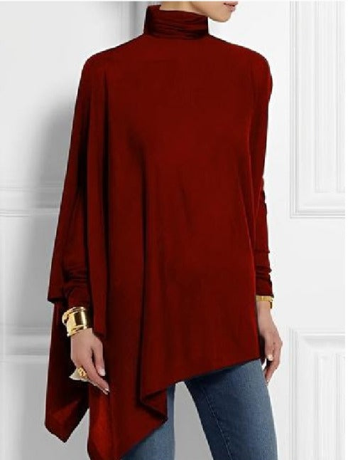 Natalia™ - Asymmetrisches, Elegantes Fleece-Top für Damen