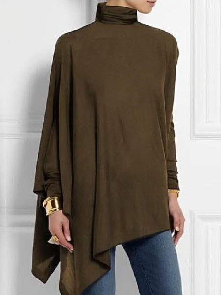 Natalia™ - Asymmetrisches, Elegantes Fleece-Top für Damen