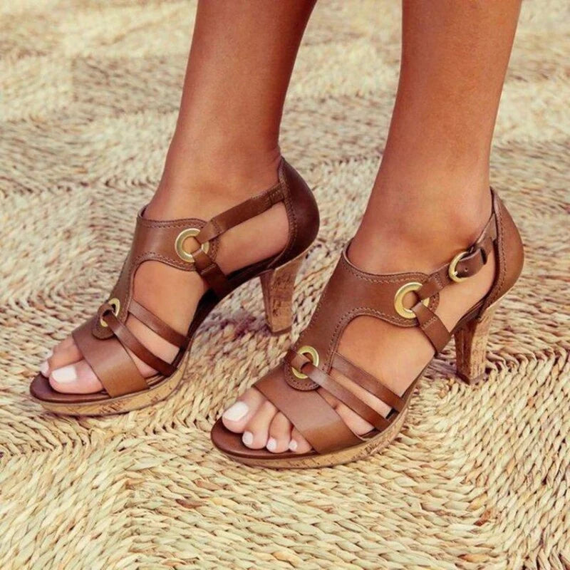 Annabella | Handgefertigte Premium-Sandalen mit Absatz