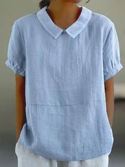 JASMINA - LOCKERE LEINENBLUSE