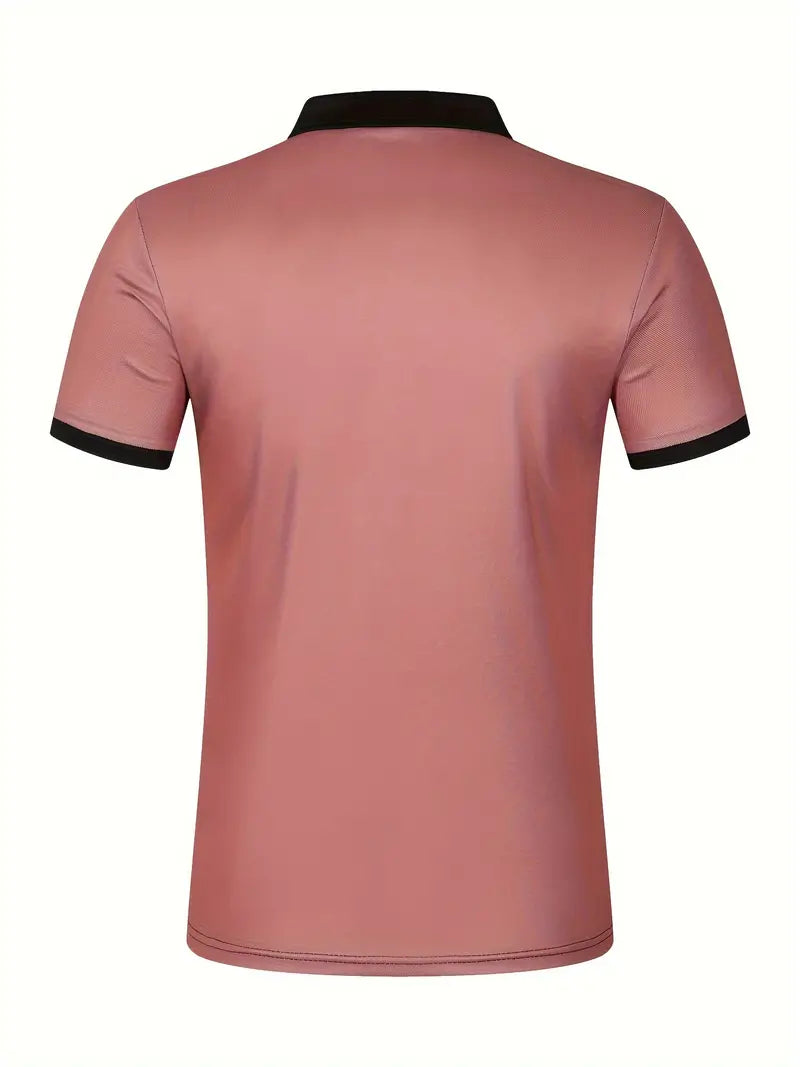Herren Slim Fit Polohemd mit Streifenmuster - Kurzarm, lässig und elegant