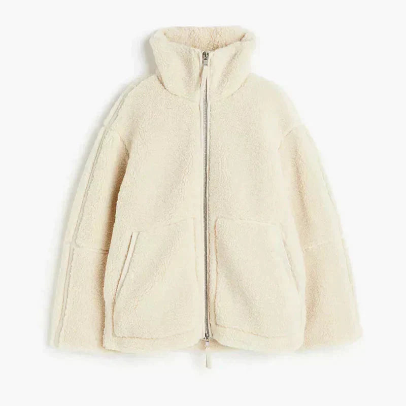 Pauline - Teddyjacke aus kuscheligen Baumwolle