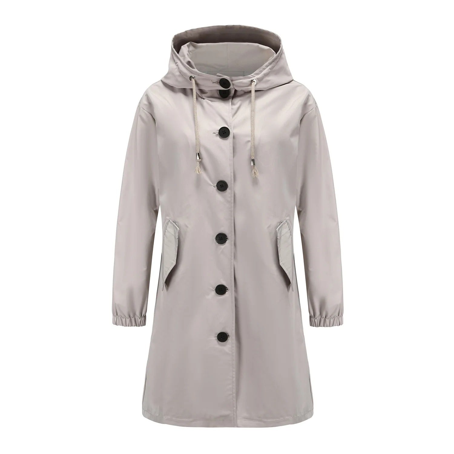 Flieder - Stylischer Damen-Windbreaker mit wasserdichter Kapuze