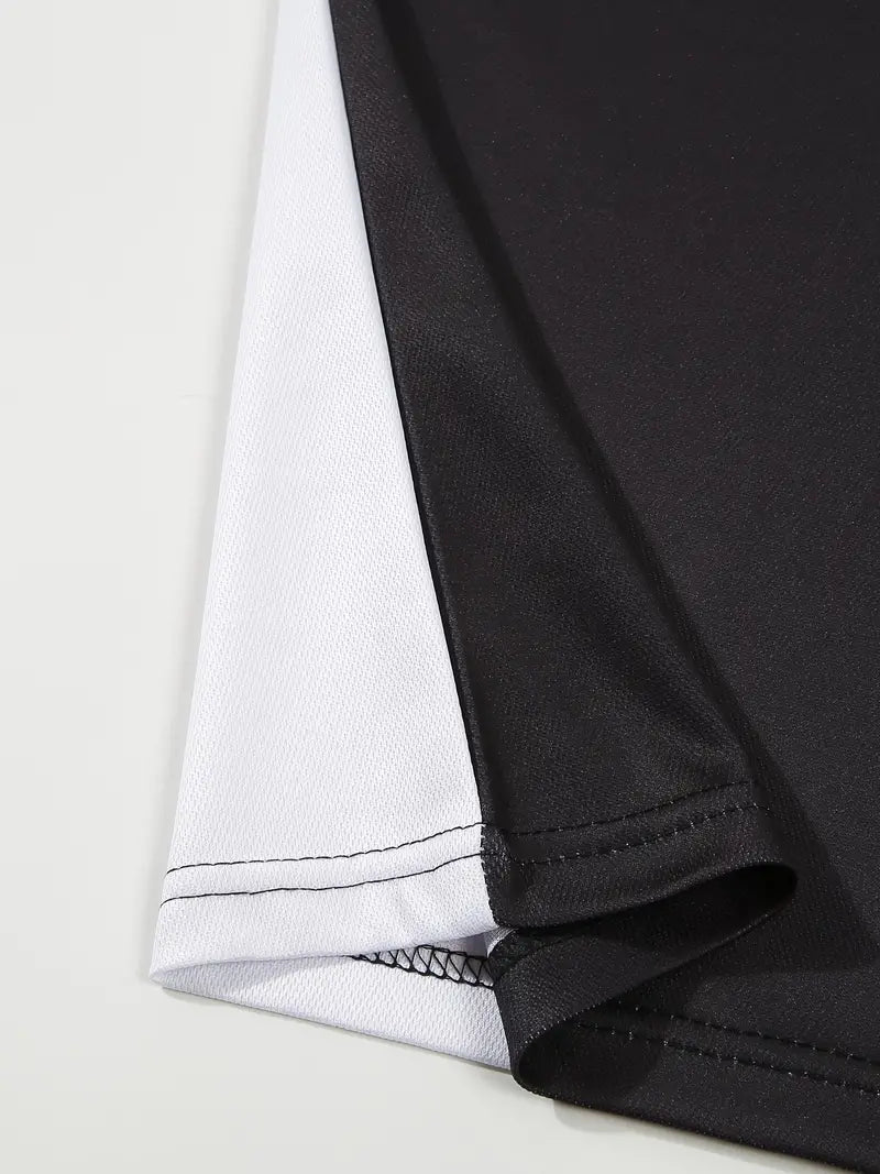 Koszulka polo męska - Slim Fit z paskami - Krótki rękaw, casualowa i elegancka