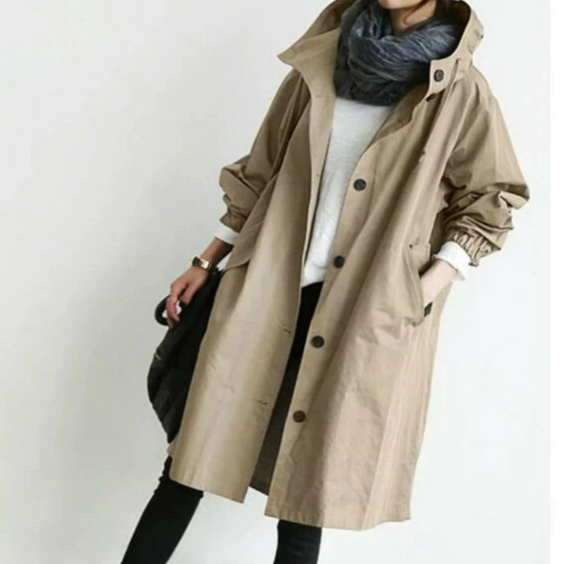 Sophie - Eleganter Baumwoll-Trenchcoat