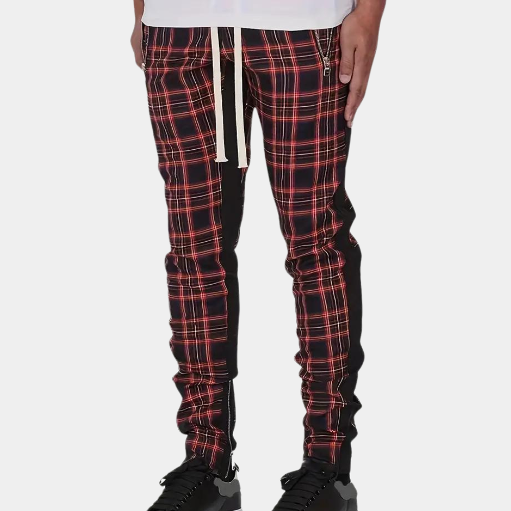 Herrenhose mit elegantem Karomuster