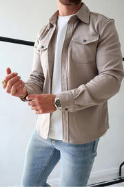 André - Lederjacke mit Knöpfen