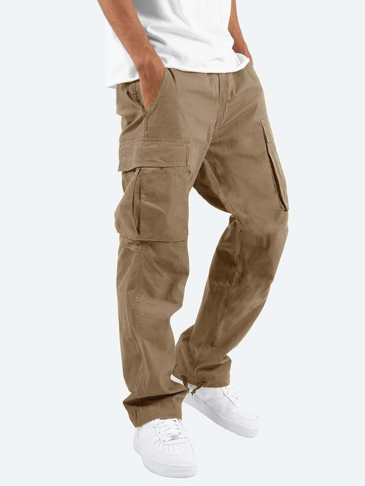 Herren Cargo-Hosen im Relaxed Fit – Gerade Beinform mit zahlreichen Taschen