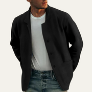 Leichte Herren-Casualjacke mit Knöpfen für den Alltag