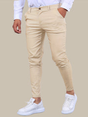 Herren Slim Fit Chino-Hose für Alltag und semi-formelle Anlässe