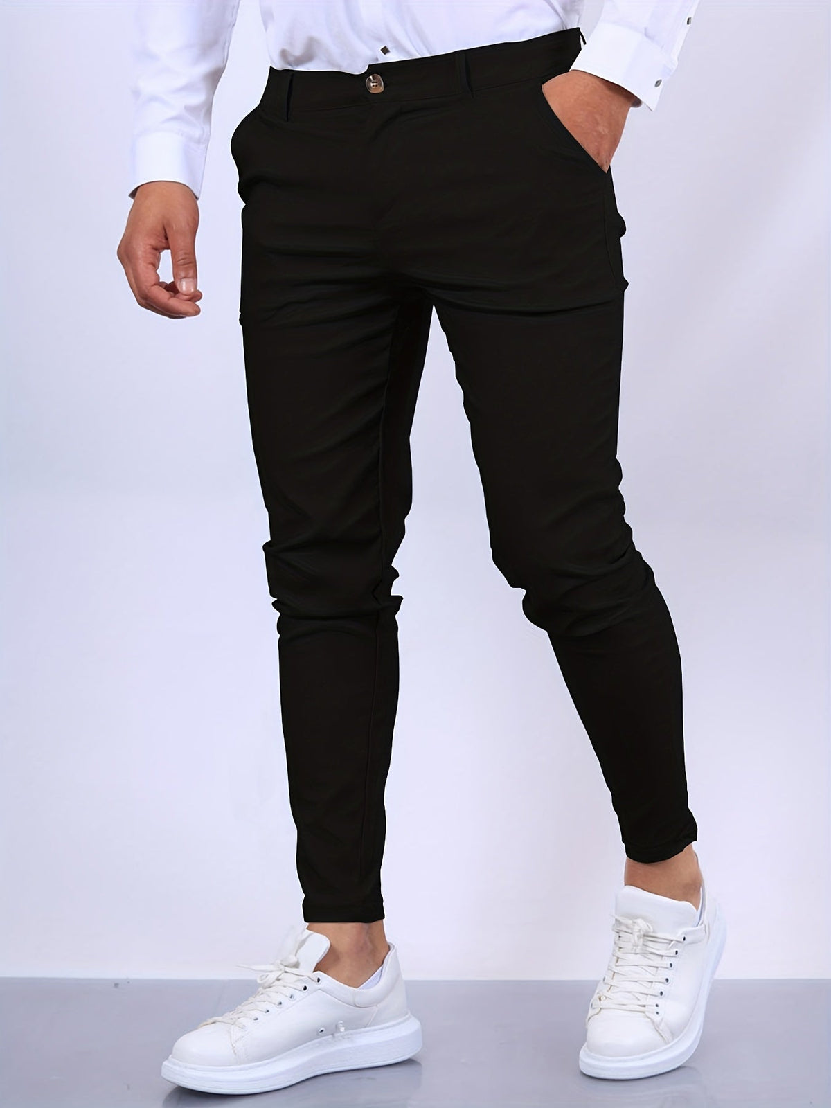 Herren Slim Fit Chino-Hose für Alltag und semi-formelle Anlässe