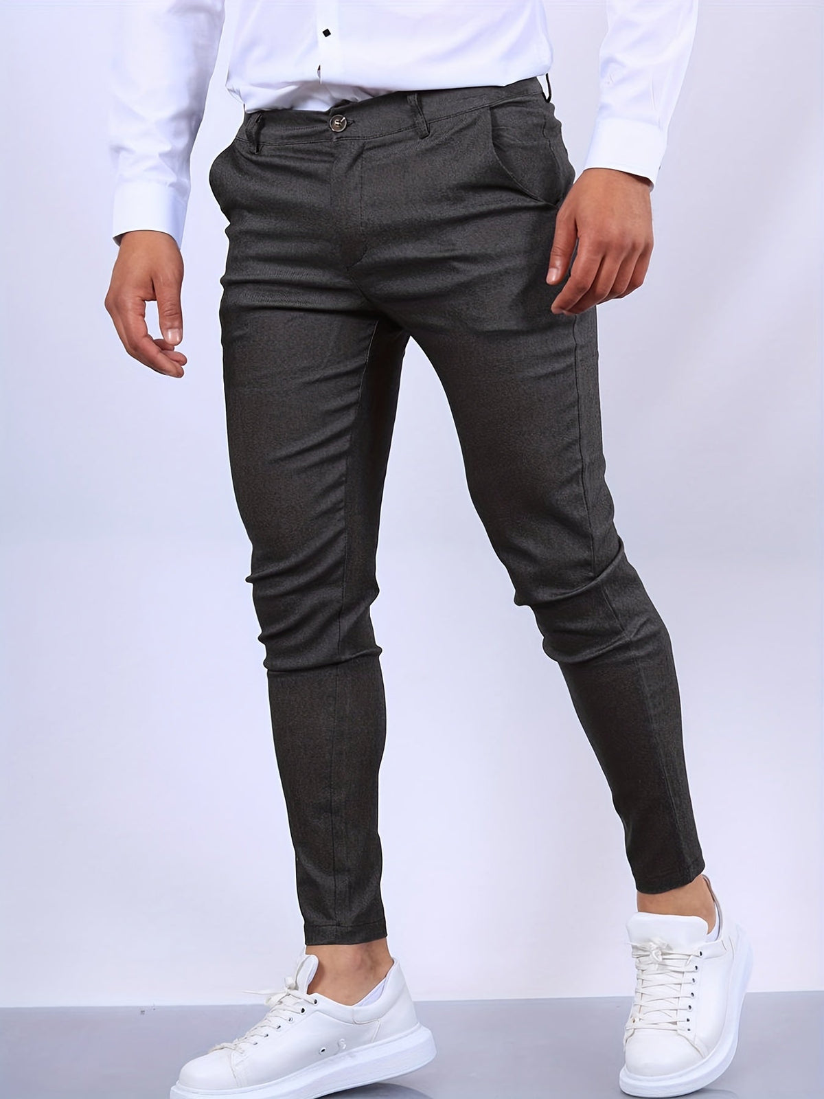 Herren Slim Fit Chino-Hose für Alltag und semi-formelle Anlässe